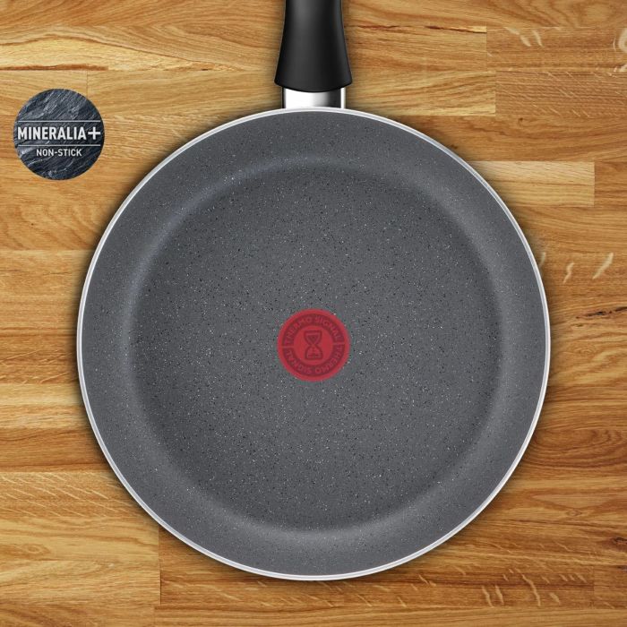 Сковорода Tefal Hard Stone, 20см, алюминий, бакелит, серый