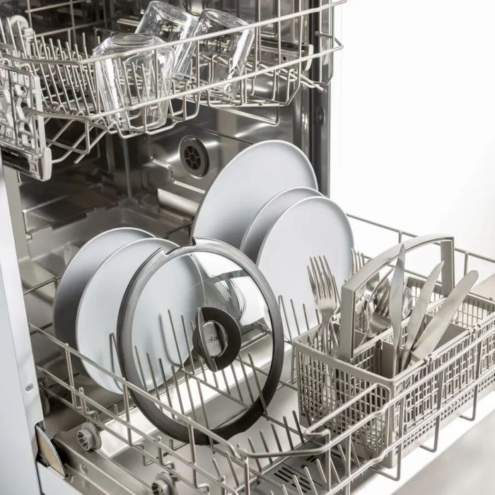 Набір скляних кришок Tefal Ingenio, 16см, 18см, 20см, скло, пластик, чорний