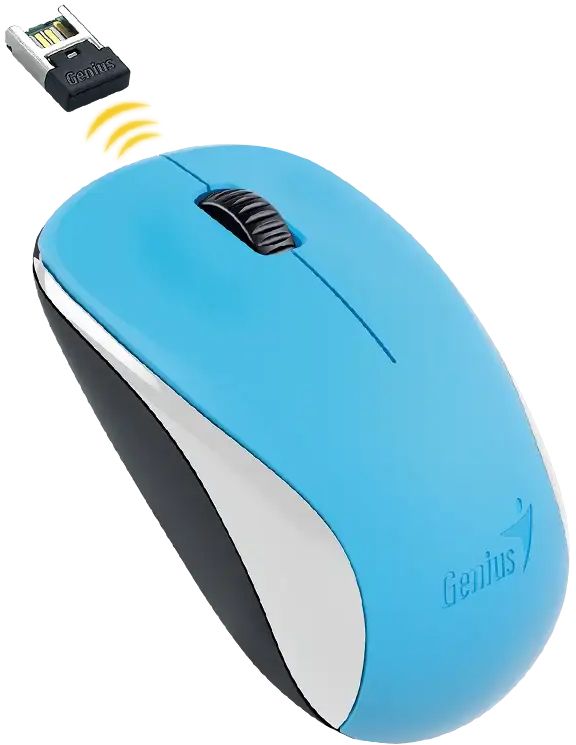 Мышь Genius NX-7000, WL, синий