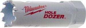 Коронка по металлу Milwaukee, биметаллическая, 19мм