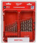 Набор сверл по металлу Milwaukee HSS-G THUNDERWEB, 19 шт, 1-10мм, кейс