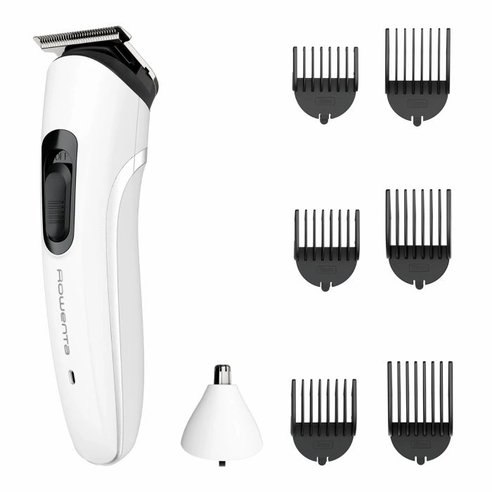 Триммер Rowenta Trim&Style для бороды, усов и головы, сеть+акум., насадок-7, сталь, белый