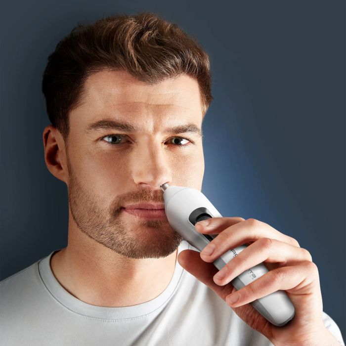 Триммер Rowenta Trim&Style для бороды, усов и головы, сеть+акум., насадок-7, сталь, белый