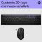 Комплект клавіатура та миша HP 650, WL, EN/UK, чорний
