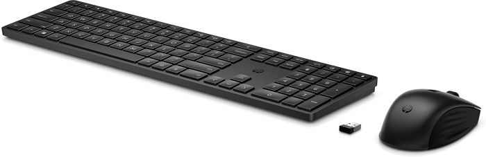 Комплект клавіатура та миша HP 650, WL, EN/UK, чорний