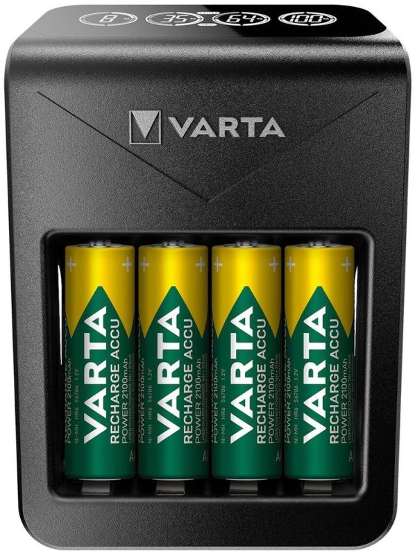Зарядное устройство Lcd Varta Plug Charger 2хNI MH AA2600 мАч