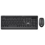 Комплект клавіатура та миша 2E MK410 WL, EN/UK/RU, чорний