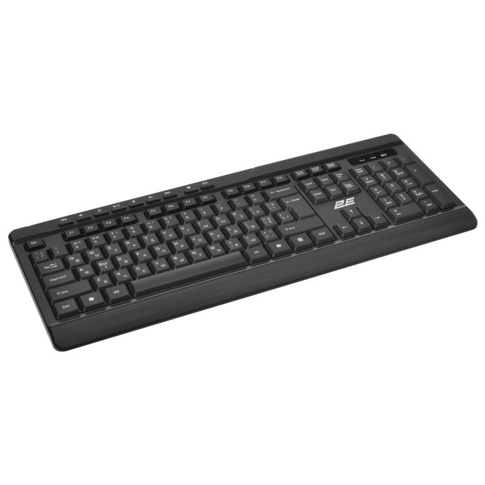 Комплект клавіатура та миша 2E MK410 WL, EN/UK/RU, чорний