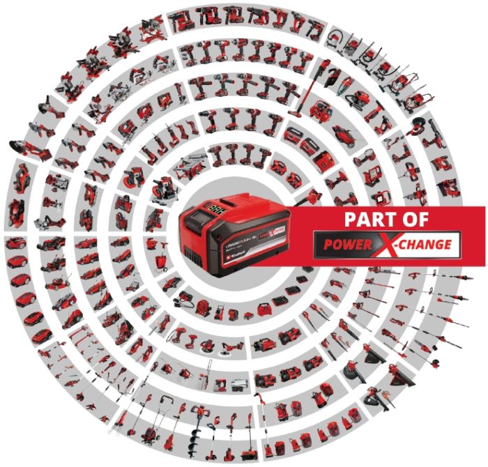 Воздуходув садовый аккумуляторный Einhell GE-UB 18/250 Li E-Solo, 18В PXC, 18В, 250км/час, 120куб/час, 1.1кг, без АКБ и ЗП
