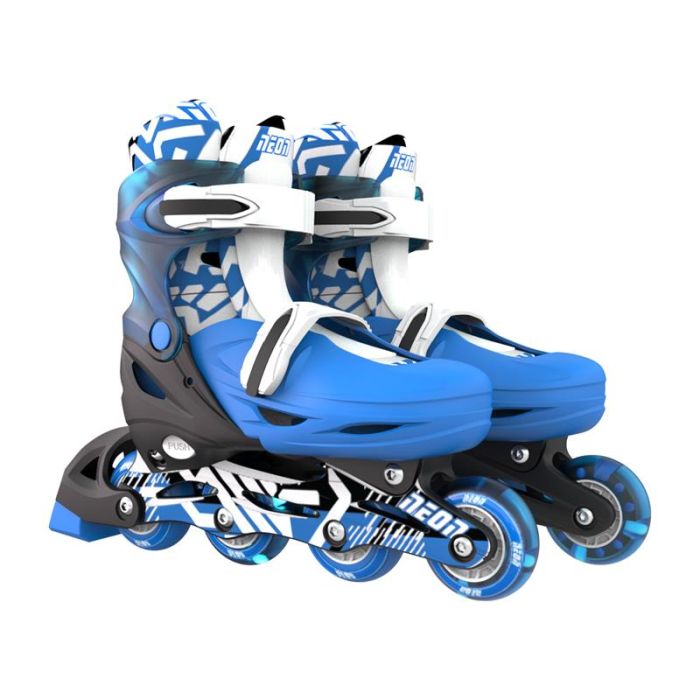 Роликовые коньки Neon Inline, размер 30-33, синий