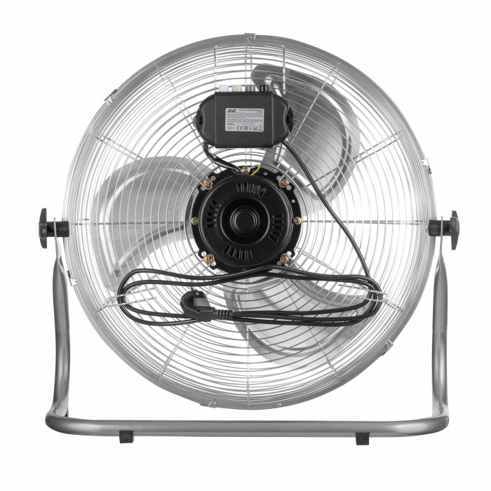 Вентилятор підлоговий 2E PowerWind 45C професійний, 45см, 100Вт, кнопки, двигун мідь 100%, срібний