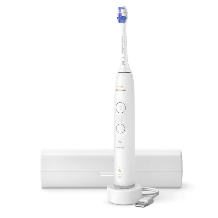 Щетка зубная электр. Philips Sonicare 6100 Series, 62т. колеб/мин, насадок-1, футляр, белый