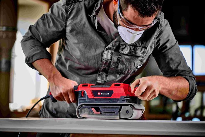 Шліфмашина стрічкова Einhell TE-BS 850E 850Вт 75х533мм кабель 3м 3.33кг