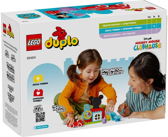 Конструктор LEGO DUPLO Disney Микки Маус: Клубный домик и автомобиль
