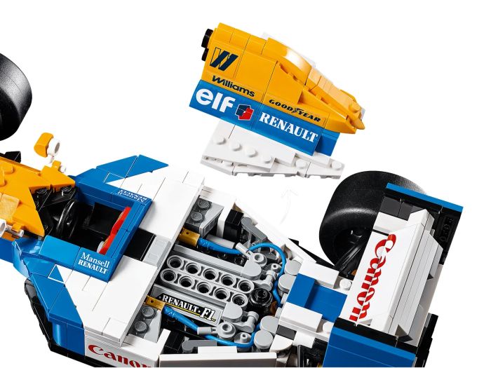 Конструктор LEGO Icons Williams Racing FW14B и Найджел Менселл