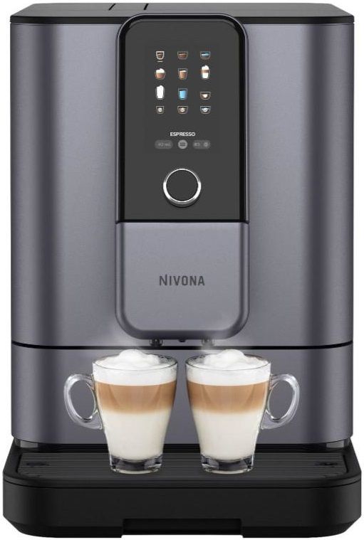 Кофемашина Nivona CafeRomatica, 1.8л, зерно+мол., автомат.капуч, дисплей, авторецептов -9, пригот, холодного кофе, жемчужно-голубой