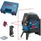Нивелир лазерный Bosch GCL2-50+RM1+BM3 до 20м, ±0.3мм/м, 4AAx1.5В, IP54, чехол, мишень, кейс, 0.6кг