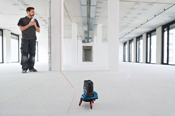 Нівелір лазерний Bosch Professional GCL2-50C+RM2 до 20м, ±0.3мм/м, 4AAx1.5В, IP54, чохол, 0.6кг