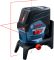 Нівелір лазерний Bosch Professional GCL2-50C+RM2 до 20м, ±0.3мм/м, 4AAx1.5В, IP54, чохол, 0.6кг