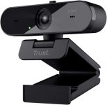 Вебкамера Trust Taxon ECO, 2K QHD, 30 fps, auto focus, OEM BOX, чорний