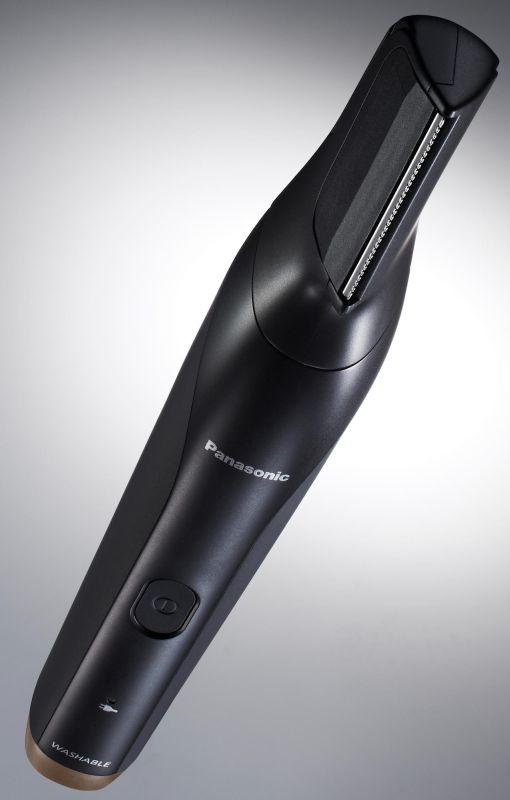 Триммер Panasonic для бороды,усов, тела, сеть+акум., насадок-2, чехол, быстрая зарядка, сталь, черно-золотой