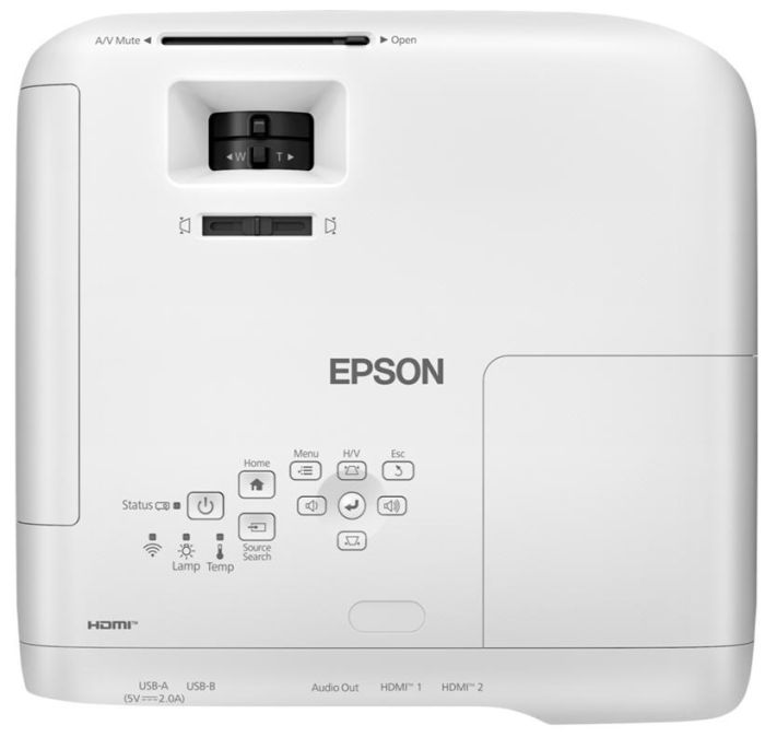 Проектор Epson EB-FH54 FHD, 4100 lm, 1.3-2.09, Miracast, Apple AirPlay 2