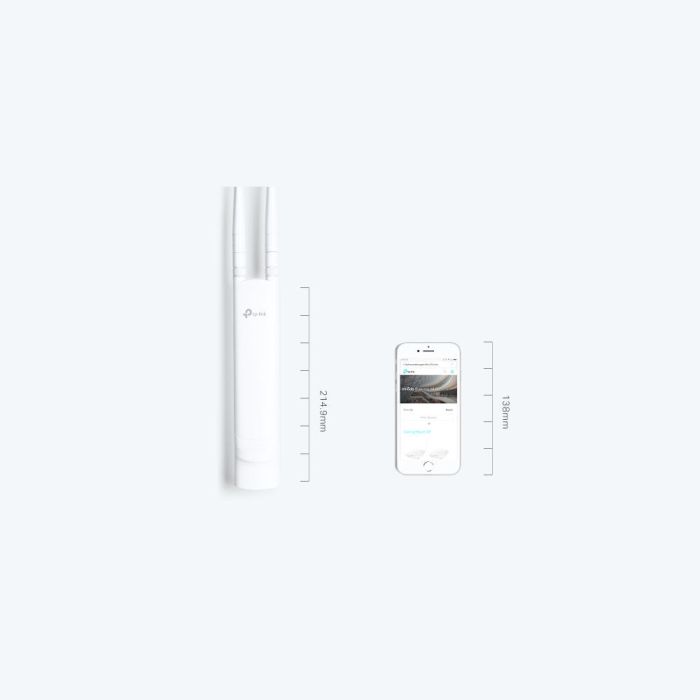 Точка доступа TP-LINK EAP113 OUTDOOR N300, 1хFE LAN, Passive PoE