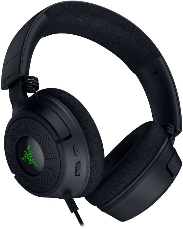 Гарнитура игровая Razer Kraken V4 X, 7.1, USB-A, 1.8м, RGB, чёрный