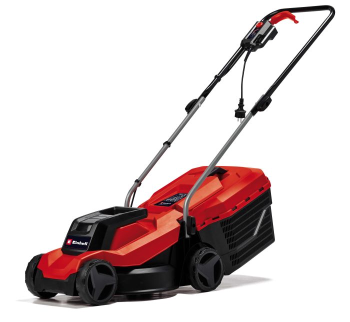 Газонокосилка электрическая Einhell GC-EM 1000/32, 1000 Вт, 32 см, 20-70 мм, бак 30 л, до 300 м2, 7.91 кг