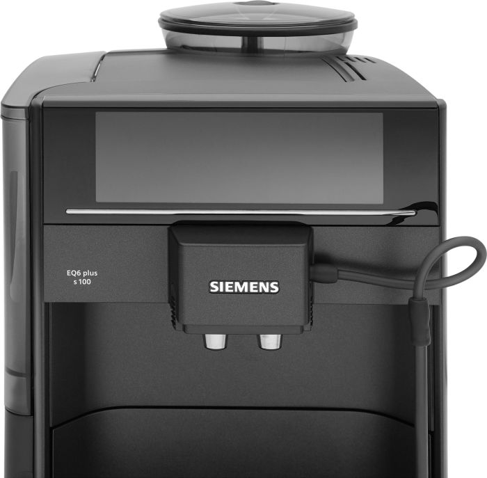 Кофемашина Siemens, 1.7л, зерно+мол., автомат.капуч, LED-дисплей, авторецептов -8, черный