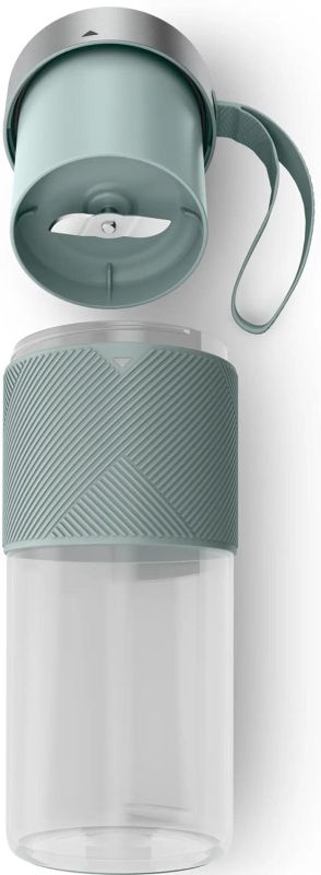 Блендер Tefal Lightmix портативний для смузі, чаша-300мл, USB, тритан, зеленый