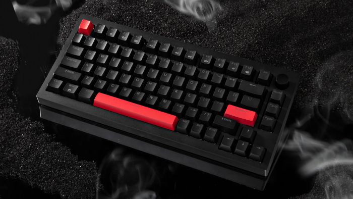 Клавиатура механическая Lemokey X4 84Key, Keychron Brown, USB-A, QMK/VIA, Hot-Swap, EN/UKR, RGB, чорний