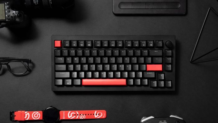 Клавиатура механическая Lemokey X4 84Key, Keychron Brown, USB-A, QMK/VIA, Hot-Swap, EN/UKR, RGB, чорний