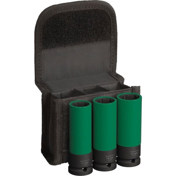 Набір ударних торцевих головок Bosch Professional Extra Deep 3шт 1/2" 85мм