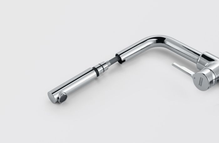 Смеситель для кухни Franke Urban Pull Out, дл.излива - 252мм, вытяжной, 1 рычаг, хром
