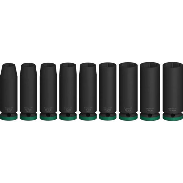 Набір ударних торцевих головок Bosch Professional Deep 1/2" 9шт