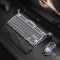 Клавиатура механическая GravaStar Mercury K1 Pro 80keys, GravaStar x Kailh Speedy Mint, EN/UKR, BT/WL/USB, сірий