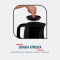 Електрочайник Tefal Delfini 1.5л, пластик, сріблясто-чорний