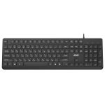 Клавіатура мембранна 2E KS405 104key, USB-A, EN/UK, чорний