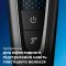 Машинка для стрижки  Philips Series 7000, акум., роторный мотор, насадок-3, кейс,ножницы, расческа в компл., сталь, чорно-серый