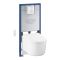 Комплект Grohe Rapid SLX унитаз/биде со скрытым монтажом 4 в 1