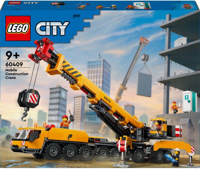 Конструктор LEGO City Жовтий передвижной строительный кран