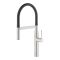 Змішувач для кухні Grohe Essence, довж.виливу - 240мм, поворотний/гнучкий, 1важіль, супер сталь