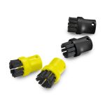Комплект круглих щіток для пароочисника Karcher, 4 шт в комплекті