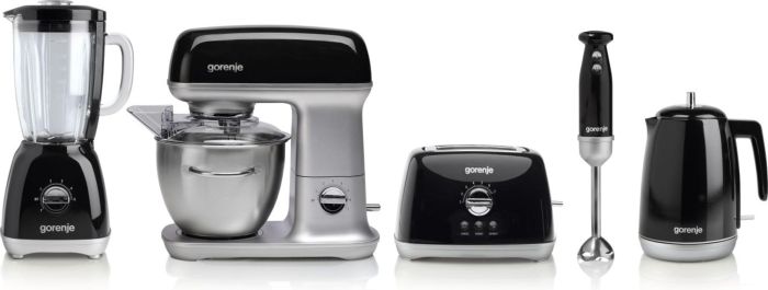 Електрочайник Gorenje 1.7л, Strix контроль, чорний