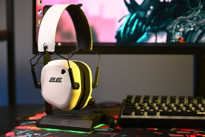 Гарнітура ігрова 2E GAMING HG365, BT/WL, білий