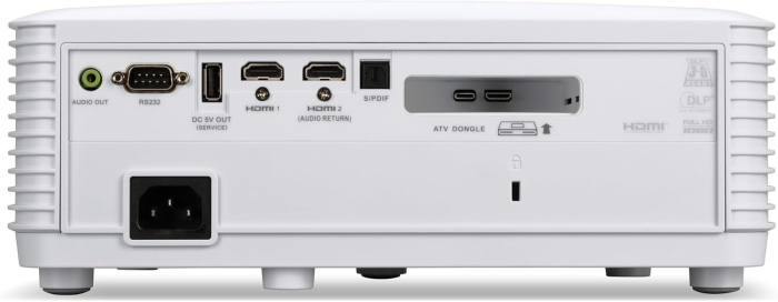 Проектор домашнего кинотеатра Acer Vero HL6510ATV FHD, 5000 lm, LASER, 1.15-1.5, Android TV