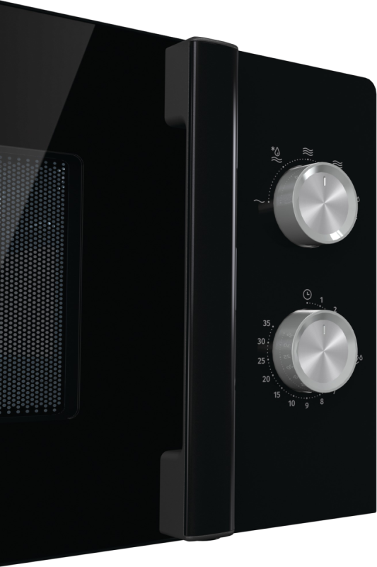 Мікрохвильова піч Gorenje, 17л, мех. керув., 700Вт, чорний