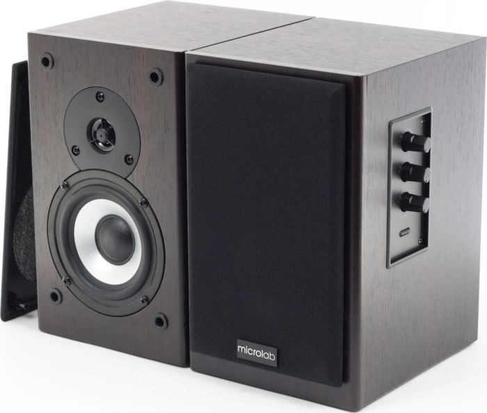 Акустична система MICROLAB  2.0, 24W, mini-jack, чорний Microlab B-72