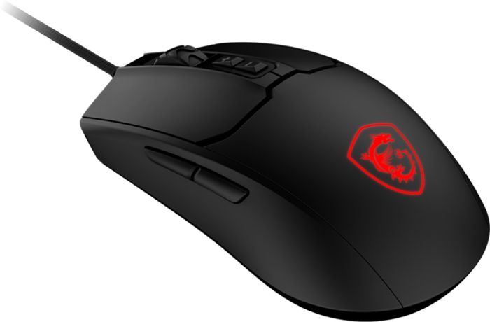 Миша MSI FORGE GM100, RGB, чорний